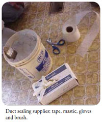 Duct sealing